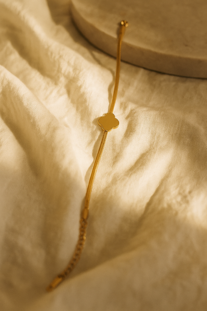 Golden Clover Bracelet