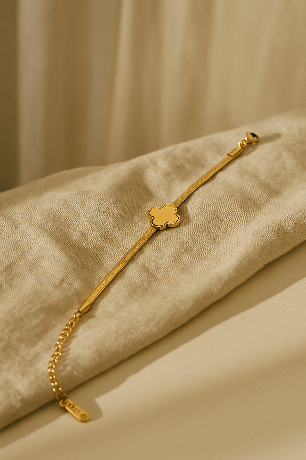 Golden Clover Bracelet