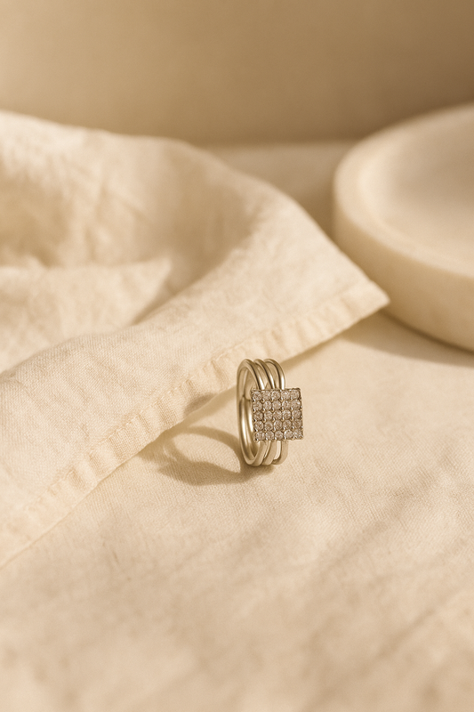 Dazzle Square Ring
